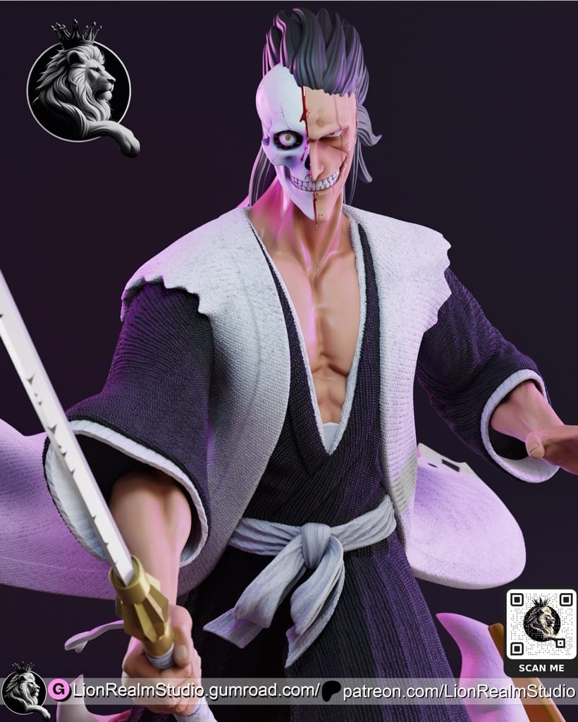 P站图纸印象馆 LionRealm 死神 更木剑八 LionRealm 死神 更木剑八