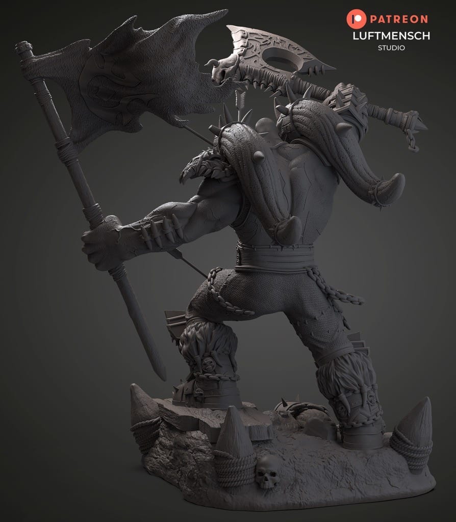 P站图纸印象馆 LuftMensch 魔兽世界 加尔鲁什·地狱咆哮 LuftMensch 魔兽世界 加尔鲁什·地狱咆哮