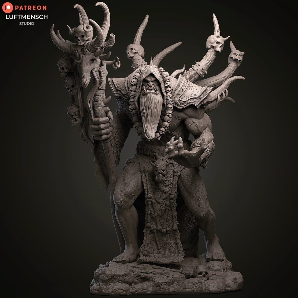 P站图纸印象馆 LuftMensch 魔兽世界 古尔丹 LuftMensch 魔兽世界 古尔丹