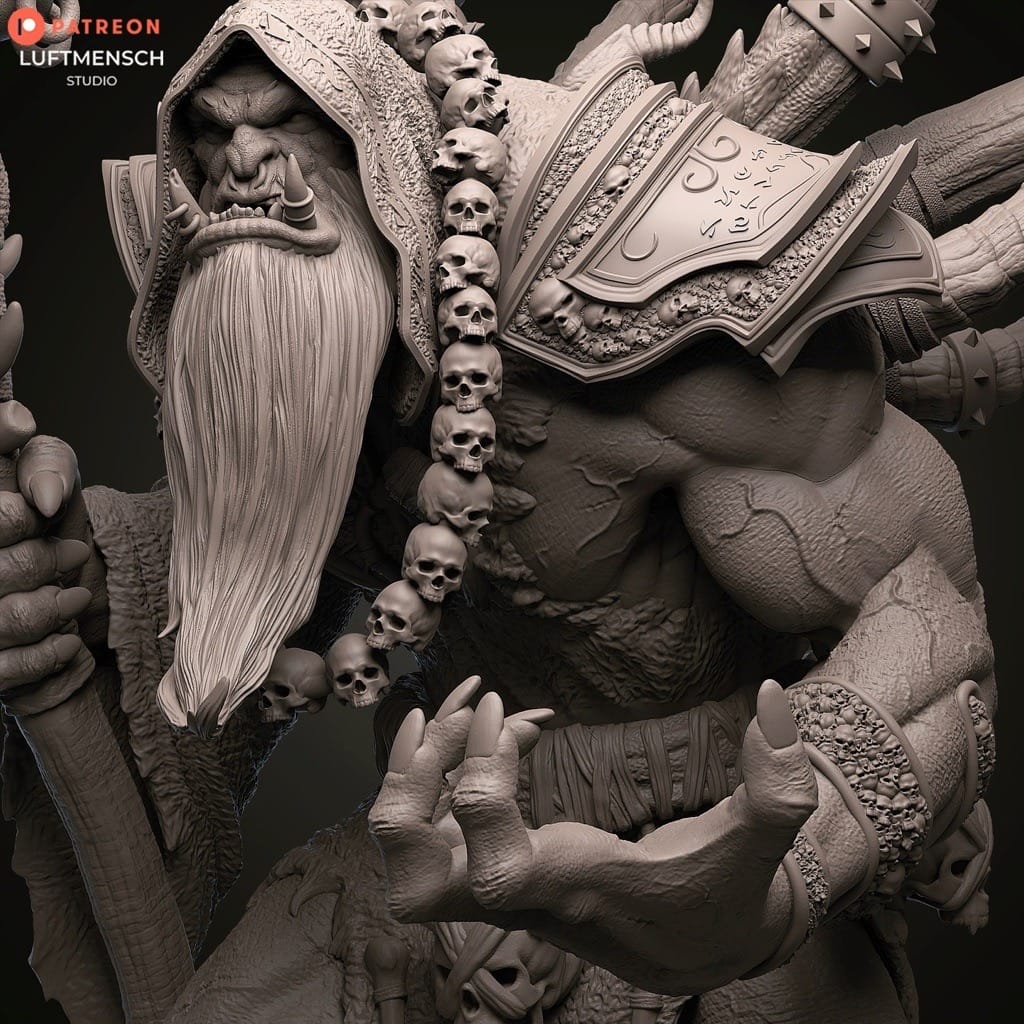 P站图纸印象馆 LuftMensch 魔兽世界 古尔丹 LuftMensch 魔兽世界 古尔丹