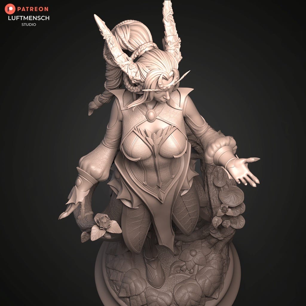 P站图纸印象馆 LuftMensch 魔兽世界 伊瑟拉 LuftMensch 魔兽世界 伊瑟拉