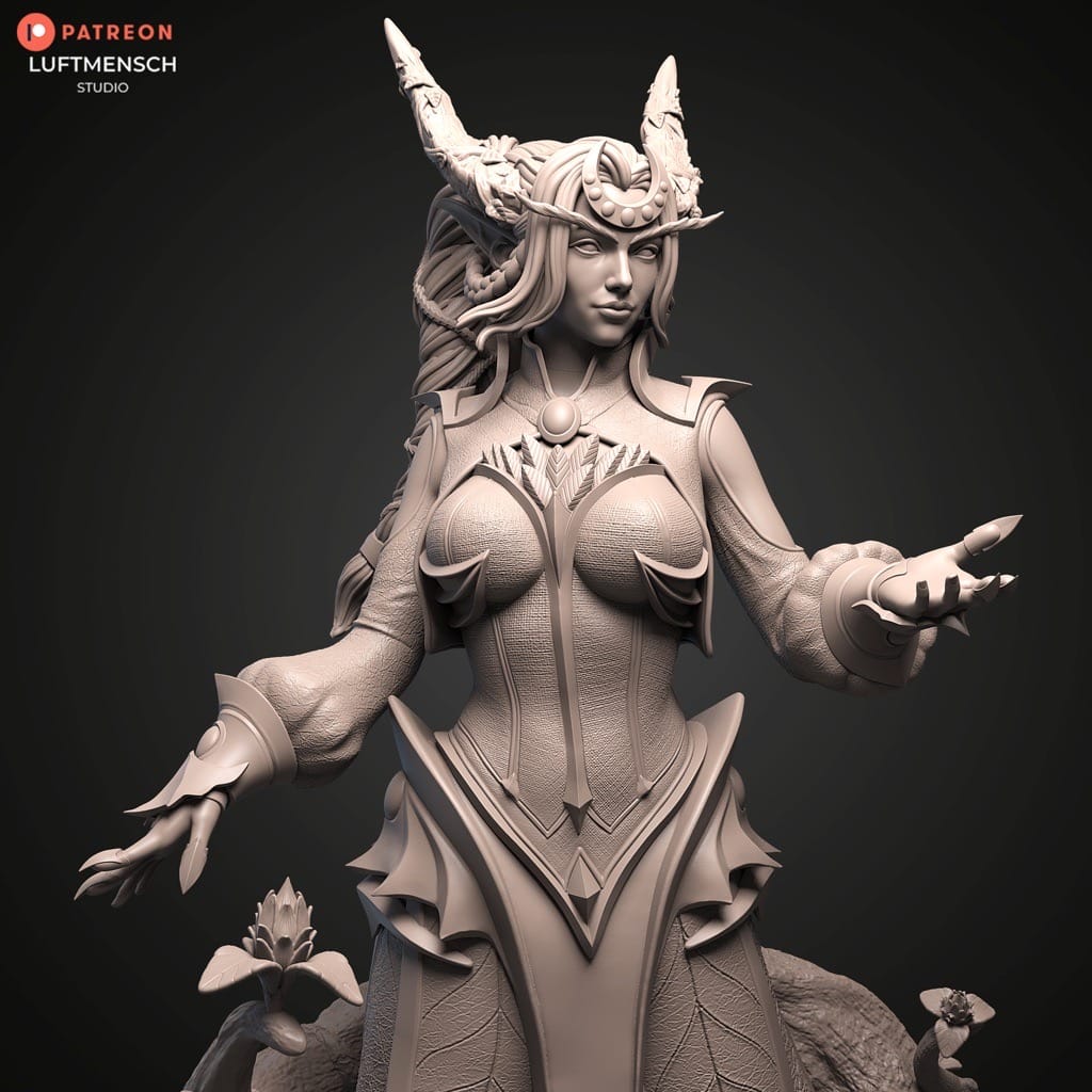 P站图纸印象馆 LuftMensch 魔兽世界 伊瑟拉 LuftMensch 魔兽世界 伊瑟拉