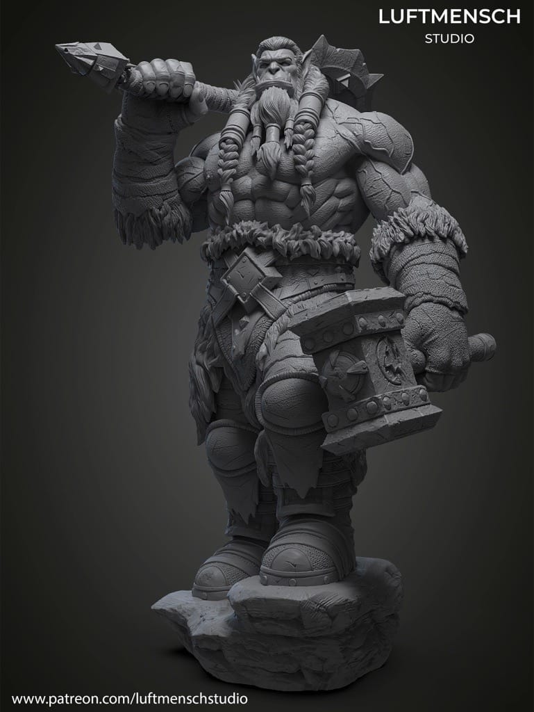 P站图纸印象馆 LuftMensch 魔兽世界 萨尔 LuftMensch 魔兽世界 萨尔