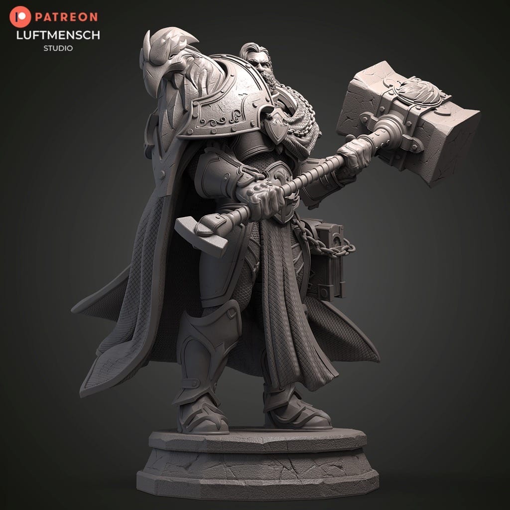 P站图纸印象馆 LuftMensch 魔兽世界 光明使者 乌瑟尔 LuftMensch 魔兽世界 光明使者 乌瑟尔