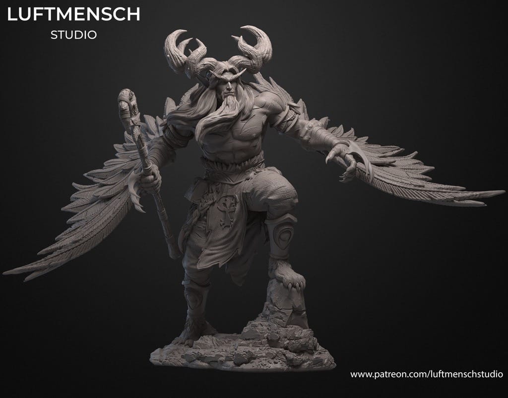 P站图纸印象馆 LuftMensch 魔兽世界 玛法里奥·怒风 LuftMensch 魔兽世界 玛法里奥·怒风