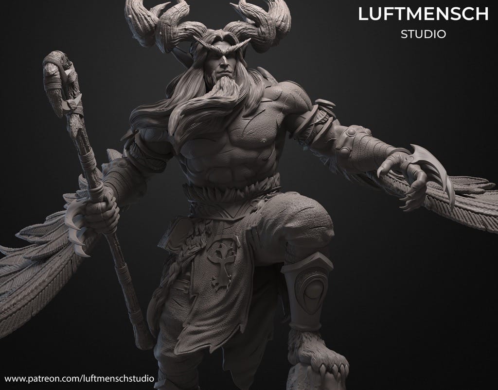 P站图纸印象馆 LuftMensch 魔兽世界 玛法里奥·怒风 LuftMensch 魔兽世界 玛法里奥·怒风