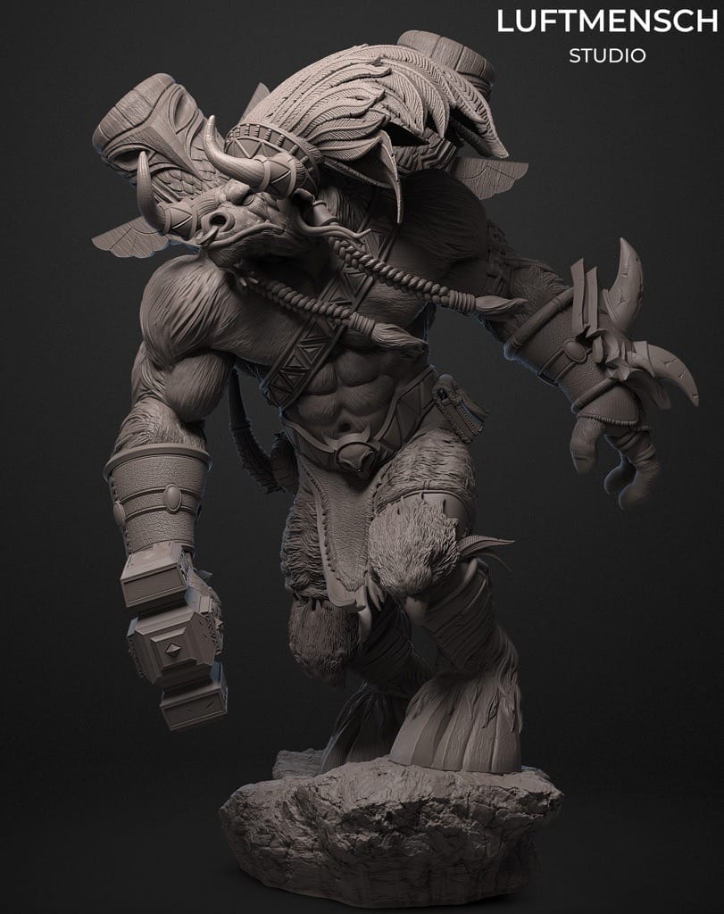 P站图纸印象馆 LuftMensch 魔兽世界 凯恩·血蹄 LuftMensch 魔兽世界 凯恩·血蹄