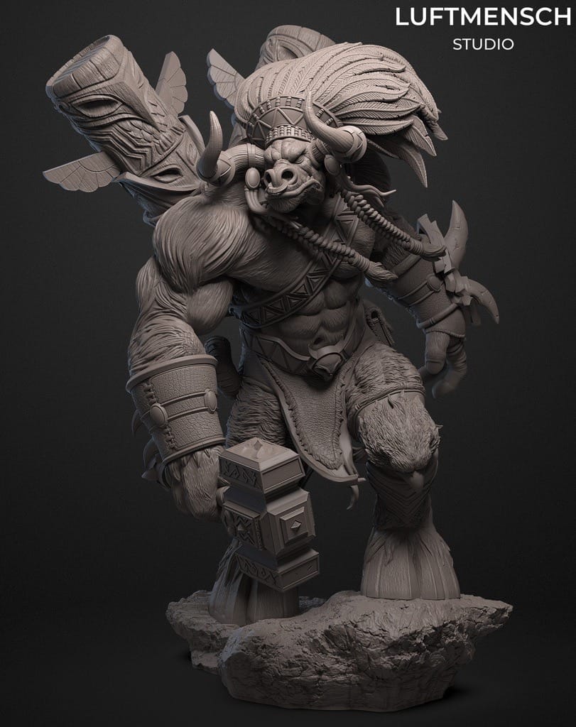 P站图纸印象馆 LuftMensch 魔兽世界 凯恩·血蹄 LuftMensch 魔兽世界 凯恩·血蹄