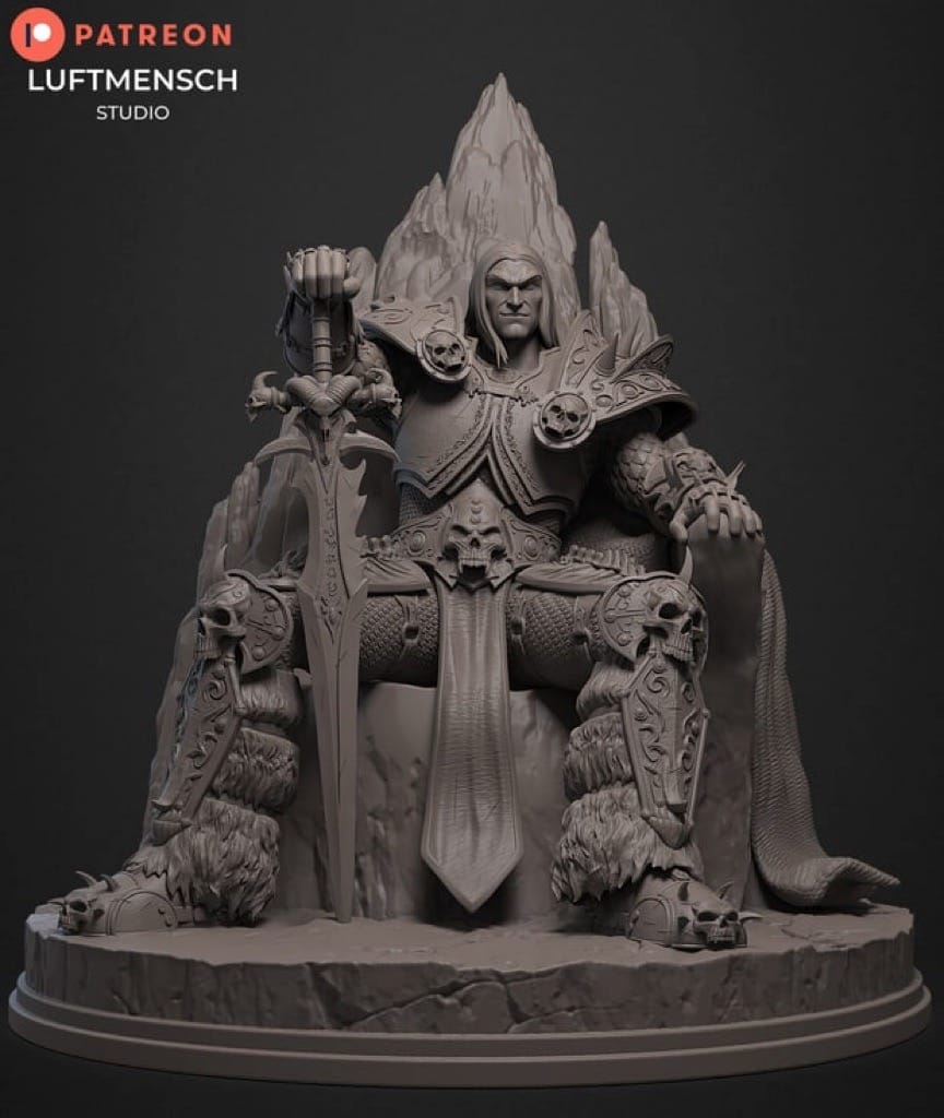 P站图纸印象馆 LuftMensch 魔兽世界 寒冰王冠 巫妖王 LuftMensch 魔兽世界 寒冰王冠 巫妖王