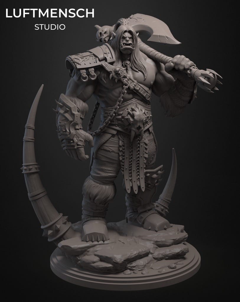 P站图纸印象馆 LuftMensch 魔兽世界 加尔鲁什·地狱咆哮 LuftMensch 魔兽世界 加尔鲁什·地狱咆哮