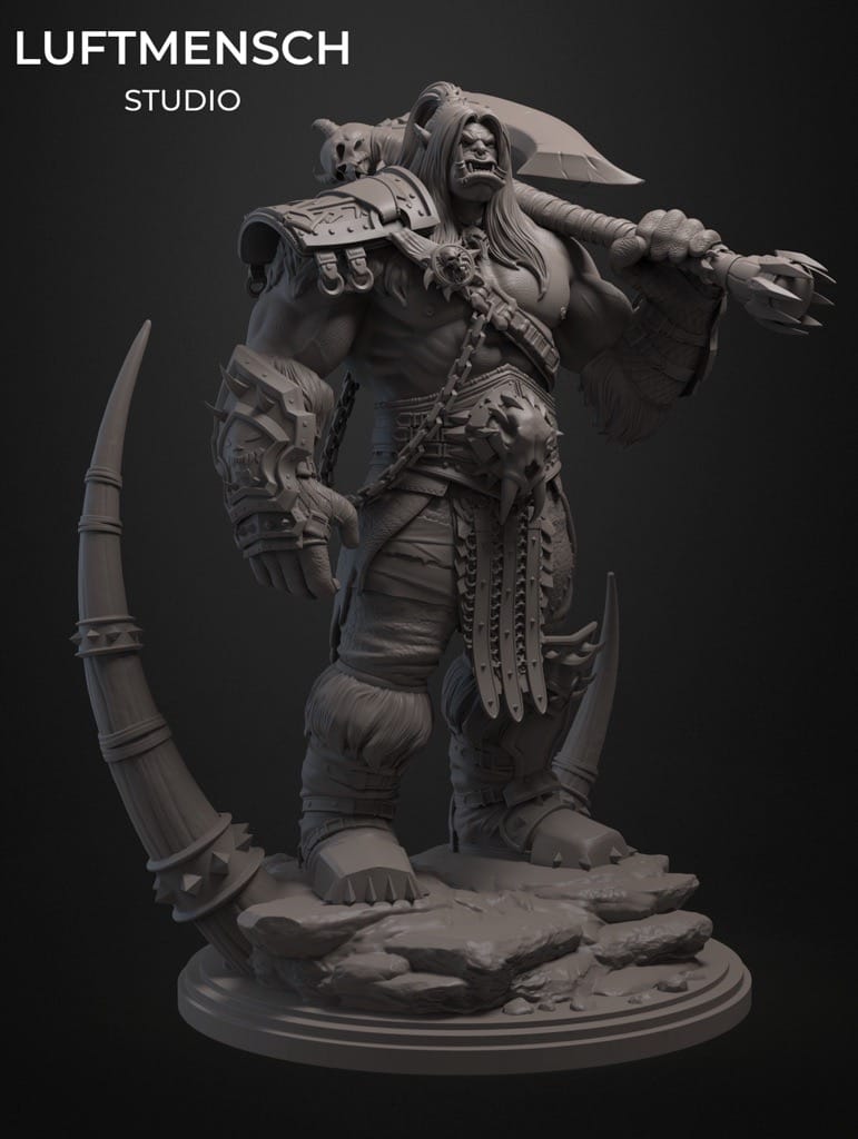 P站图纸印象馆 LuftMensch 魔兽世界 加尔鲁什·地狱咆哮 LuftMensch 魔兽世界 加尔鲁什·地狱咆哮