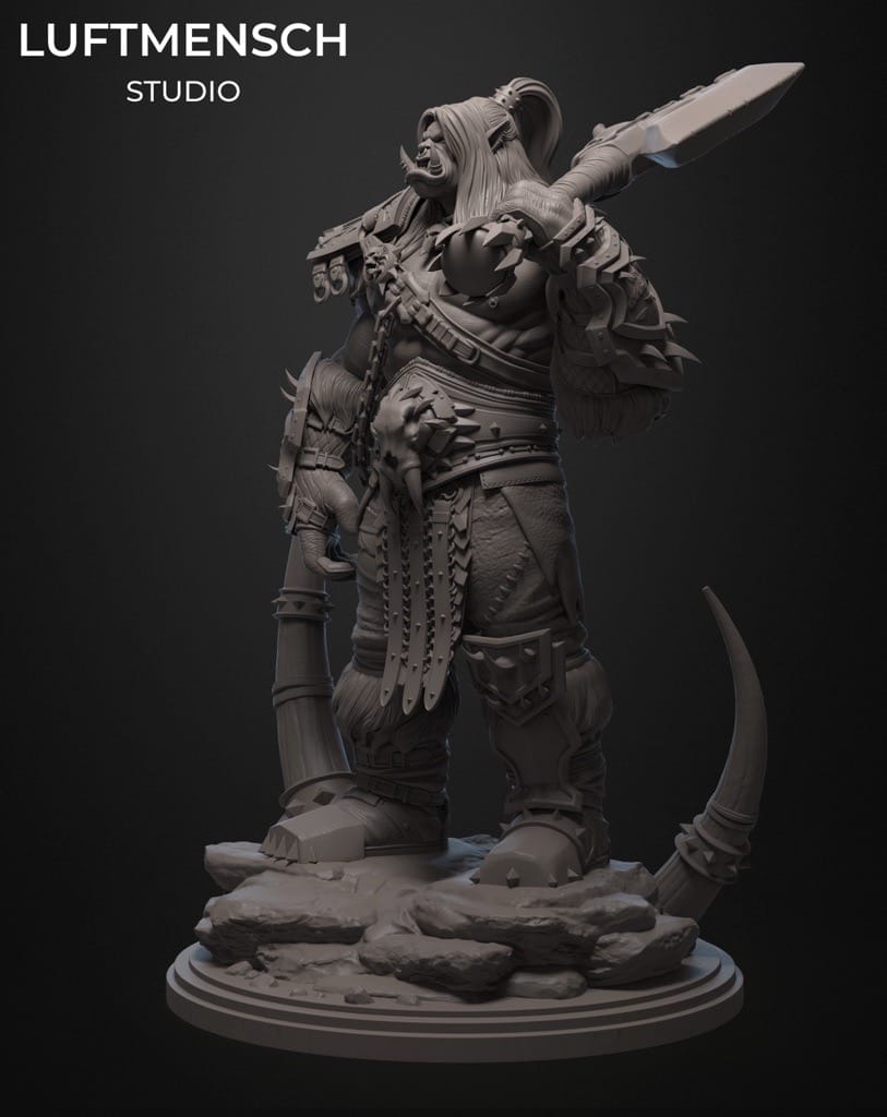 P站图纸印象馆 LuftMensch 魔兽世界 加尔鲁什·地狱咆哮 LuftMensch 魔兽世界 加尔鲁什·地狱咆哮