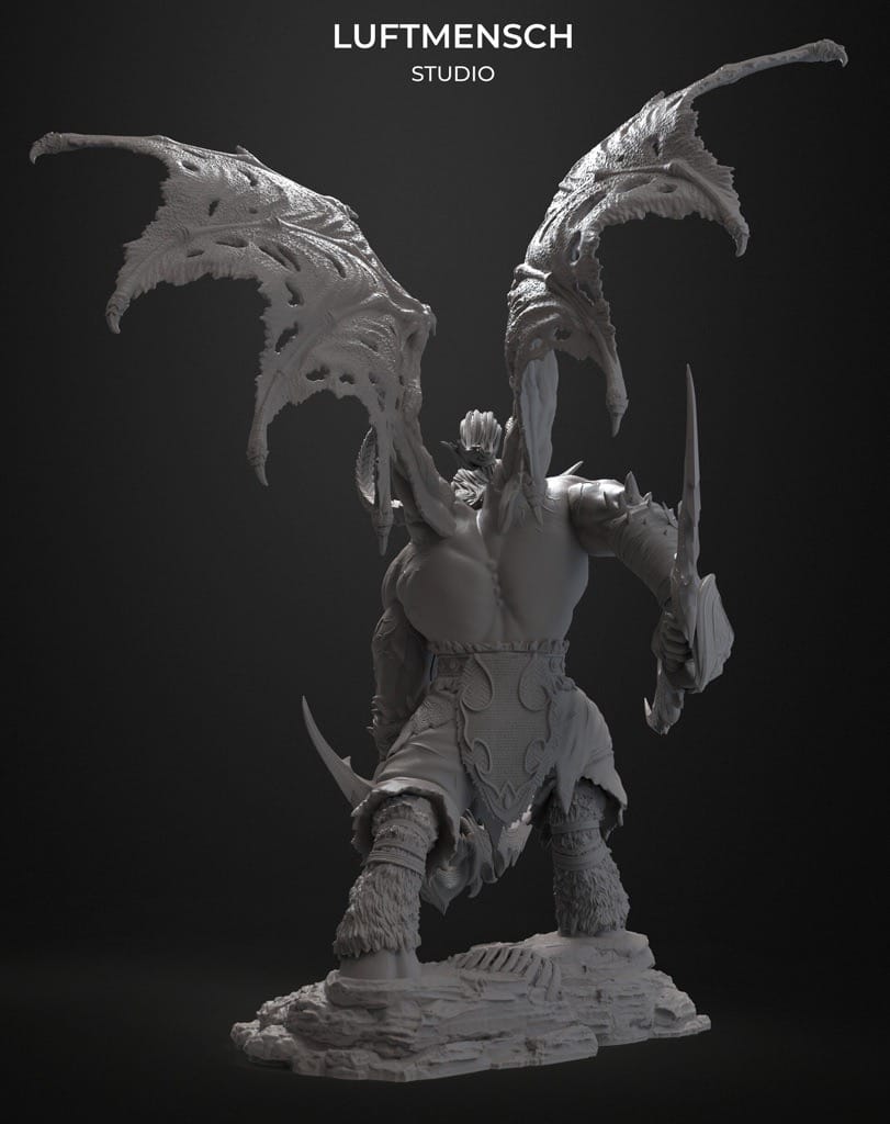 P站图纸印象馆 LuftMensch 魔兽世界 伊利丹·怒风 LuftMensch 魔兽世界 伊利丹·怒风