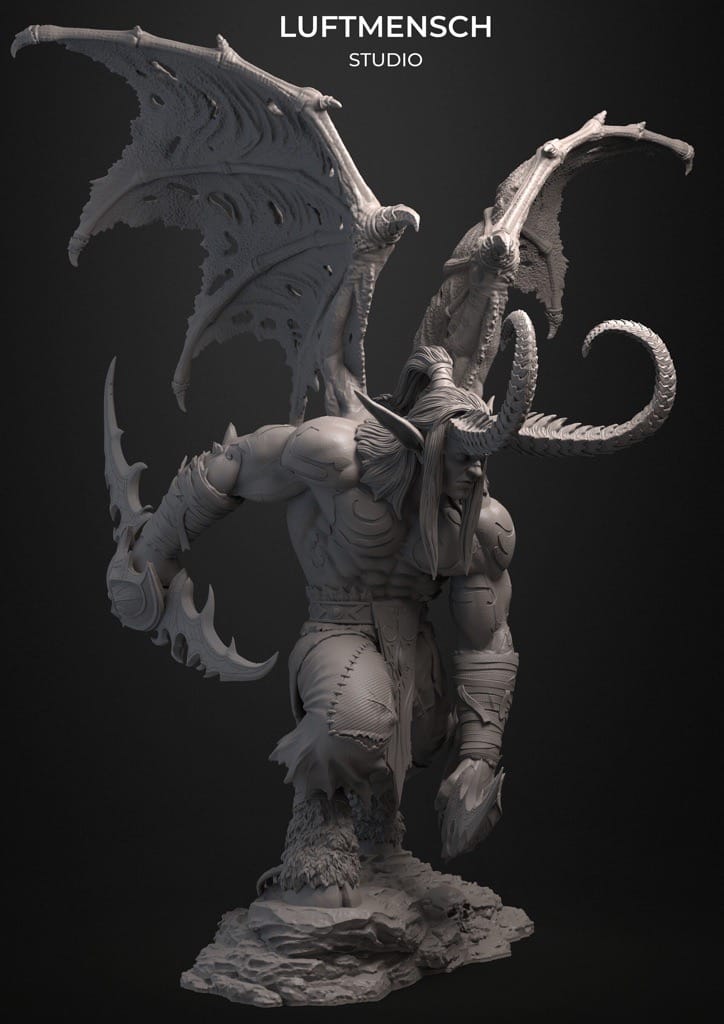 P站图纸印象馆 LuftMensch 魔兽世界 伊利丹·怒风 LuftMensch 魔兽世界 伊利丹·怒风