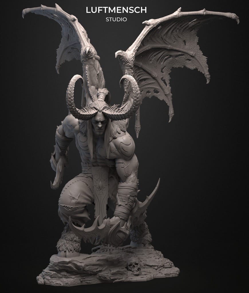 P站图纸印象馆 LuftMensch 魔兽世界 伊利丹·怒风 LuftMensch 魔兽世界 伊利丹·怒风