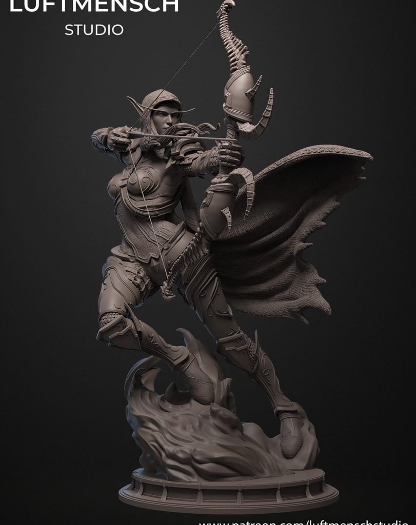 P站图纸印象馆 LuftMensch 魔兽世界 风行者 希尔瓦娜斯 LuftMensch 魔兽世界 风行者 希尔瓦娜斯