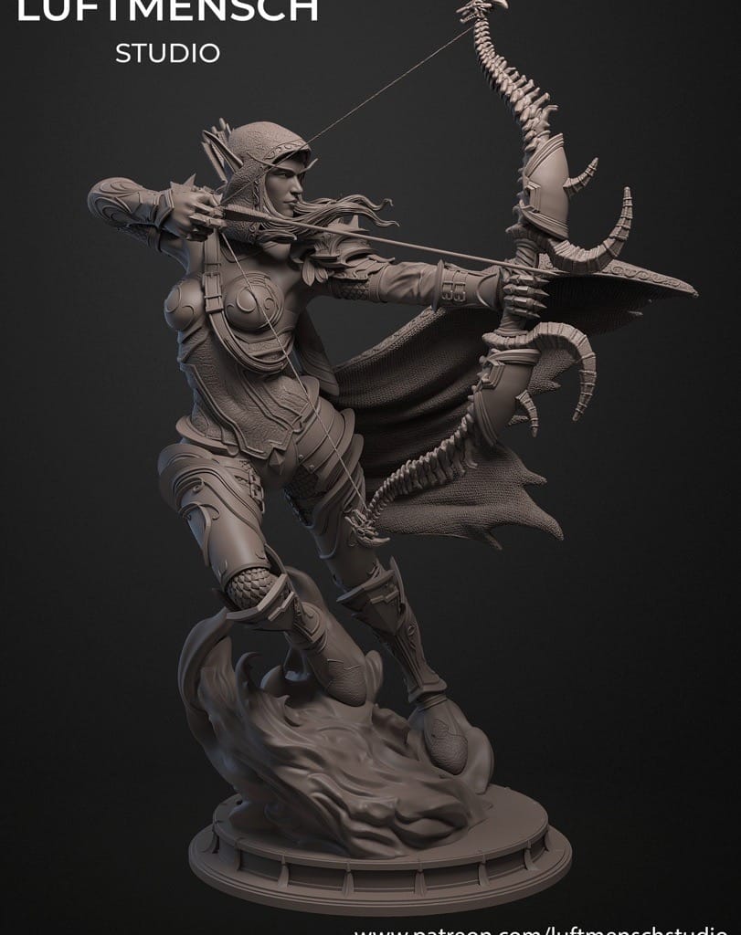 P站图纸印象馆 LuftMensch 魔兽世界 风行者 希尔瓦娜斯 LuftMensch 魔兽世界 风行者 希尔瓦娜斯