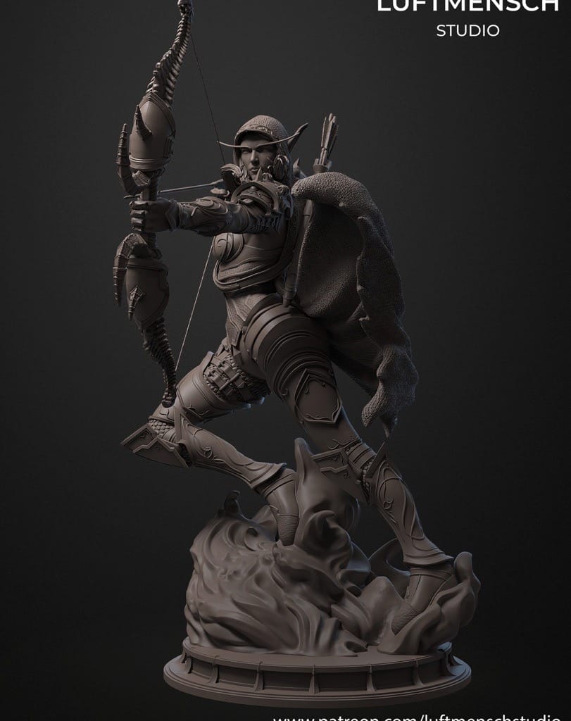 P站图纸印象馆 LuftMensch 魔兽世界 风行者 希尔瓦娜斯 LuftMensch 魔兽世界 风行者 希尔瓦娜斯