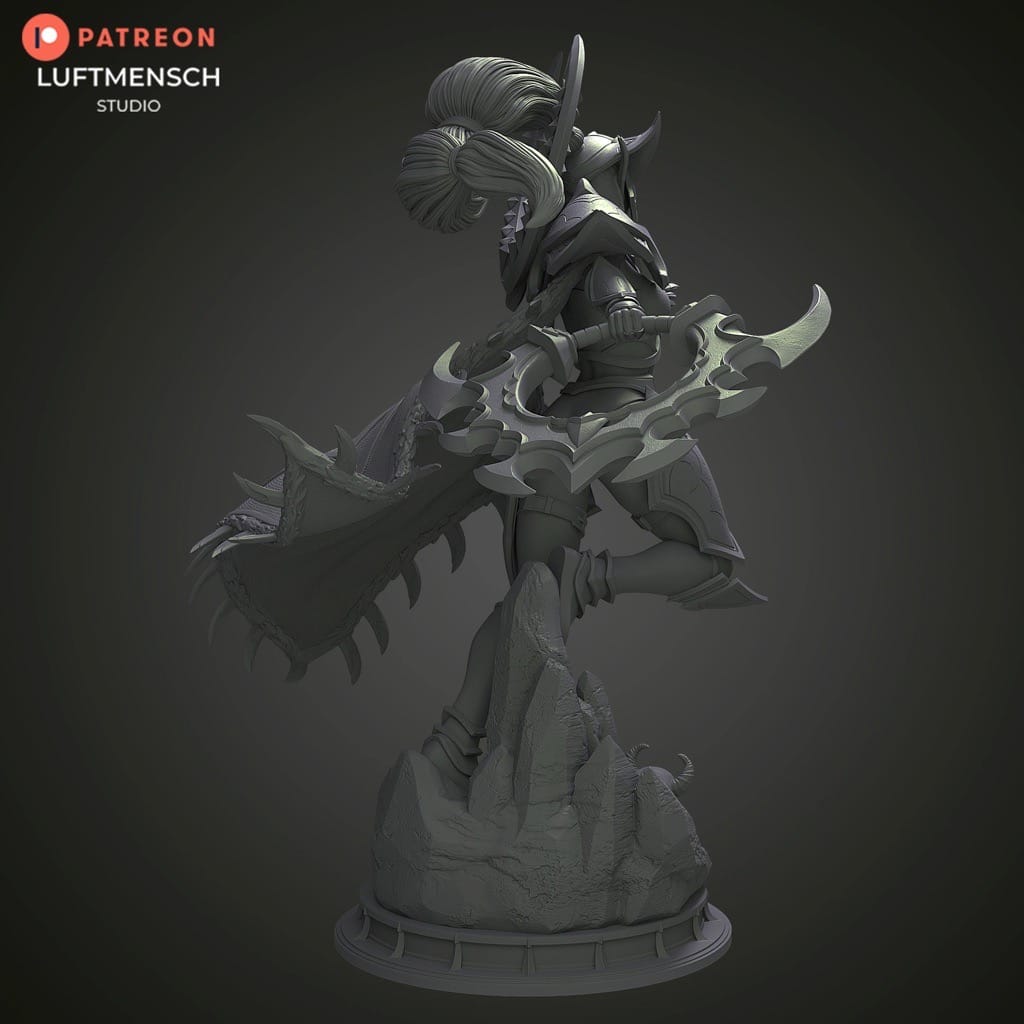 P站图纸印象馆 LuftMensch 魔兽世界 玛维·影歌 LuftMensch 魔兽世界 玛维·影歌