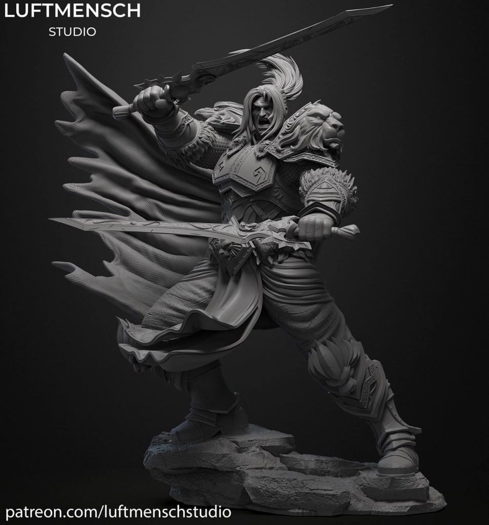 P站图纸印象馆 LuftMensch 魔兽世界 瓦里安·乌瑞恩 LuftMensch 魔兽世界 瓦里安·乌瑞恩