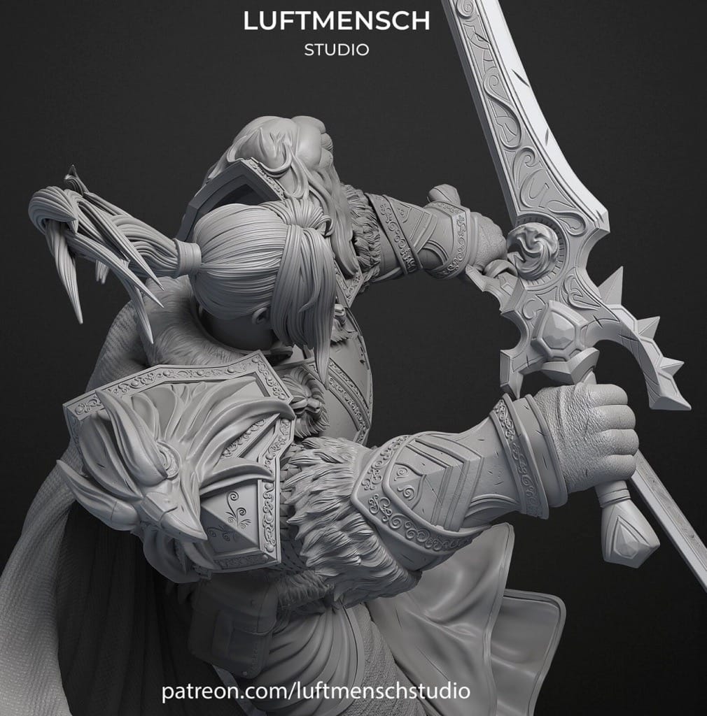 P站图纸印象馆 LuftMensch 魔兽世界 瓦里安·乌瑞恩 LuftMensch 魔兽世界 瓦里安·乌瑞恩