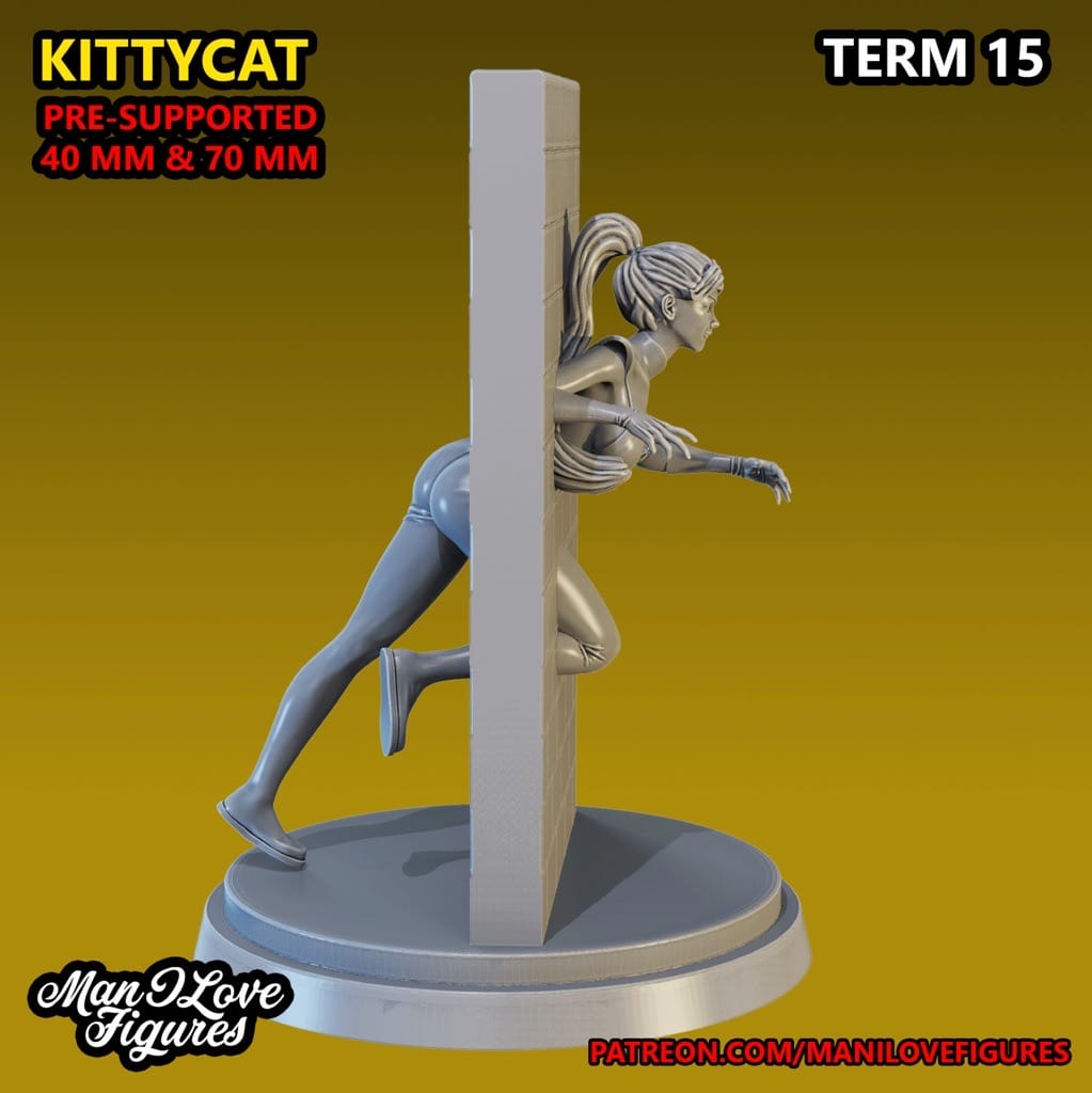 P站图纸印象馆 Man I Love 漫威 X战警 幻影猫 Man I Love 漫威 X战警 幻影猫