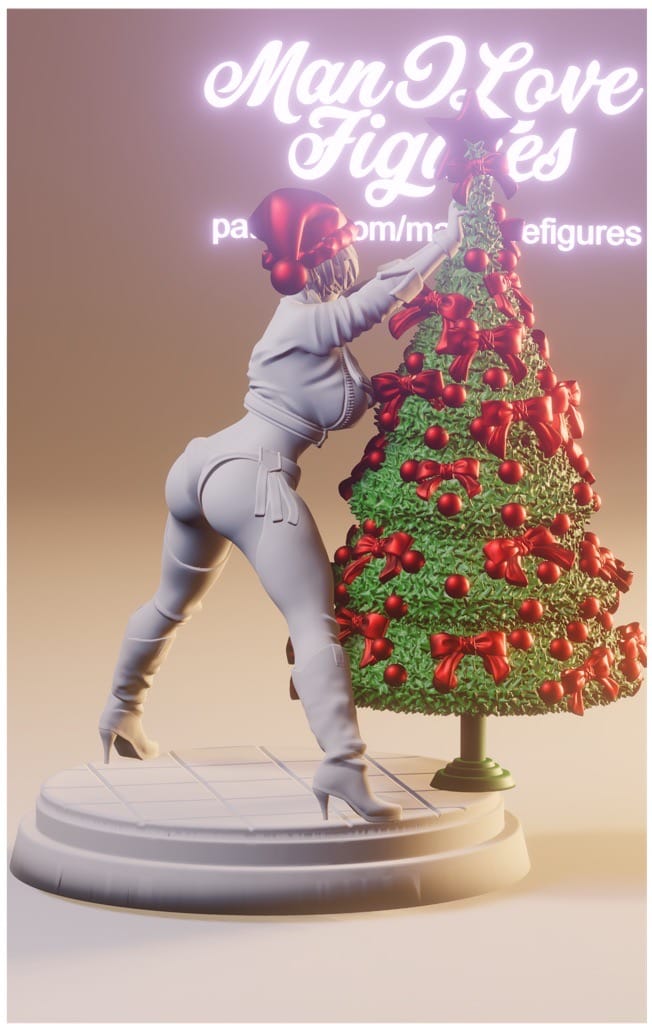 P站图纸印象馆 Man I Love 拳皇 圣诞版安琪 Man I Love 拳皇 圣诞版安琪