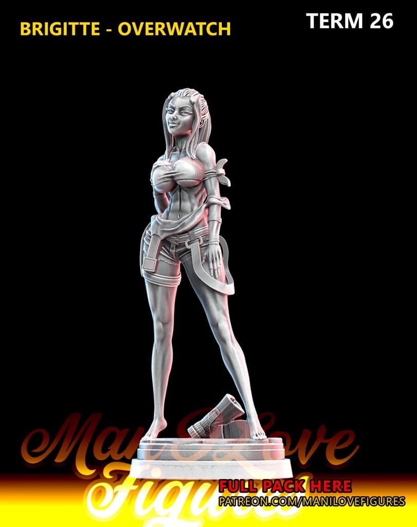 P站图纸印象馆 Man I Love 守望先锋 布丽吉塔 Man I Love 守望先锋 布丽吉塔