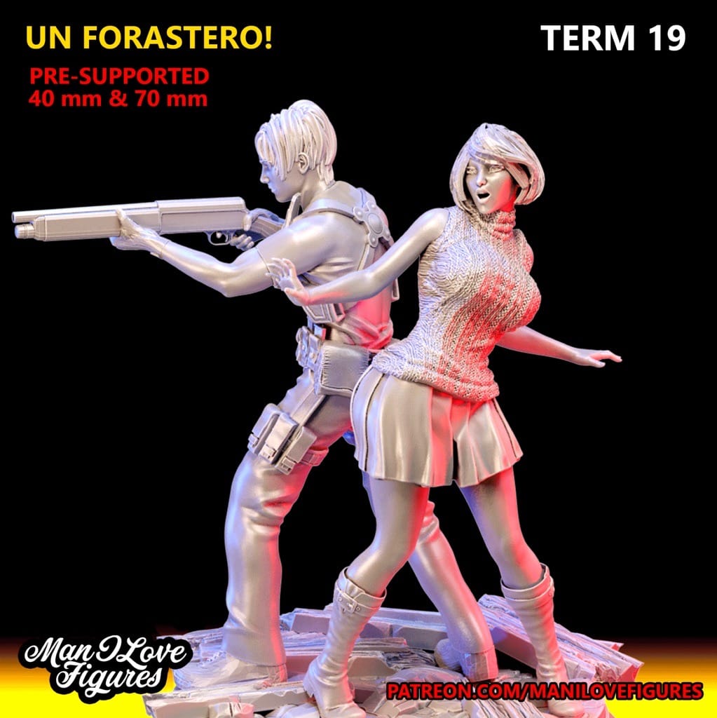 P站图纸印象馆 Man I Love 生化危机 里昂和阿什莉 Man I Love 生化危机 里昂和阿什莉