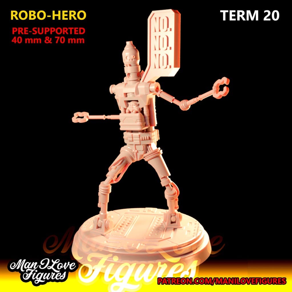 P站图纸印象馆 Man I Love 星球大战 IG-12 Man I Love 星球大战 IG-12