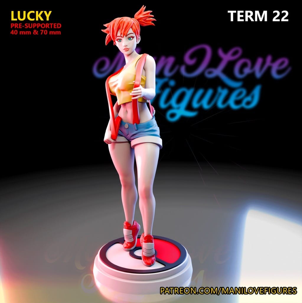 P站图纸印象馆 Man I Love 精灵宝可梦 小霞 Man I Love 精灵宝可梦 小霞