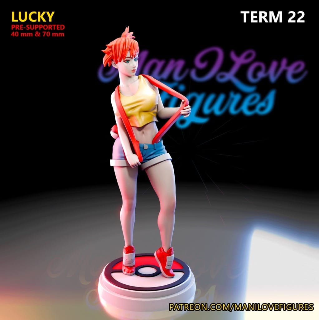 P站图纸印象馆 Man I Love 精灵宝可梦 小霞 Man I Love 精灵宝可梦 小霞