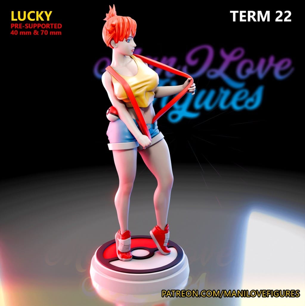 P站图纸印象馆 Man I Love 精灵宝可梦 小霞 Man I Love 精灵宝可梦 小霞