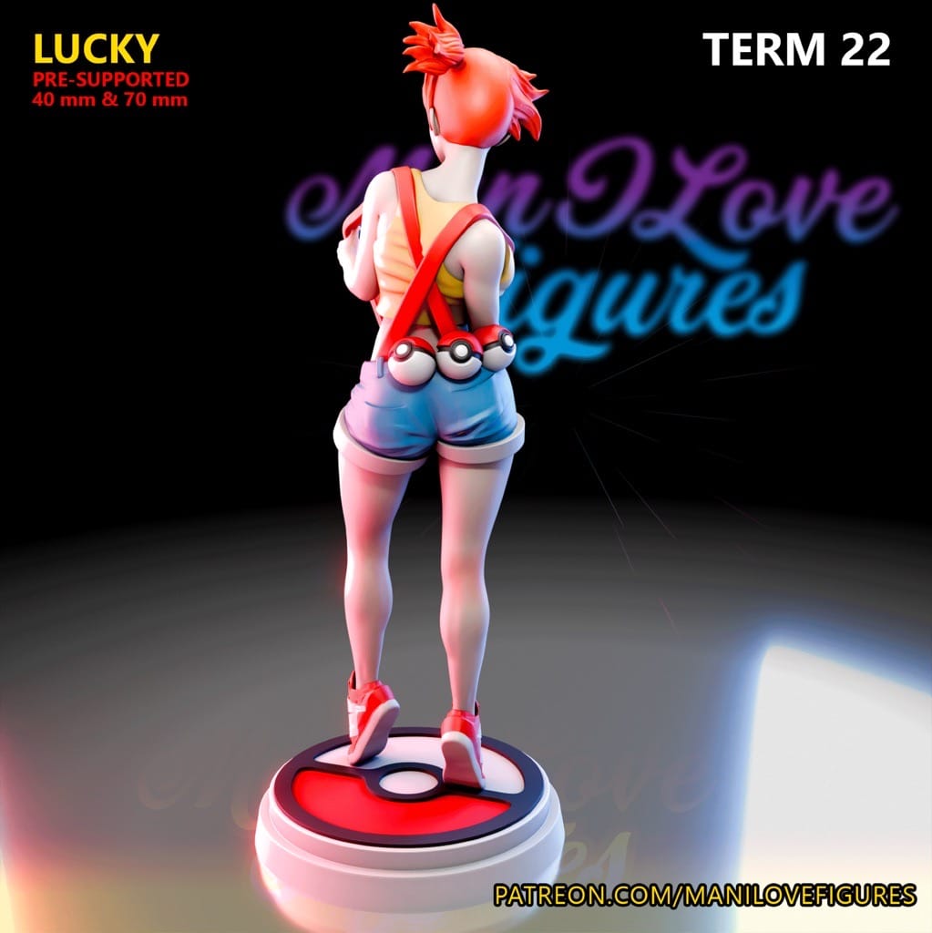 P站图纸印象馆 Man I Love 精灵宝可梦 小霞 Man I Love 精灵宝可梦 小霞