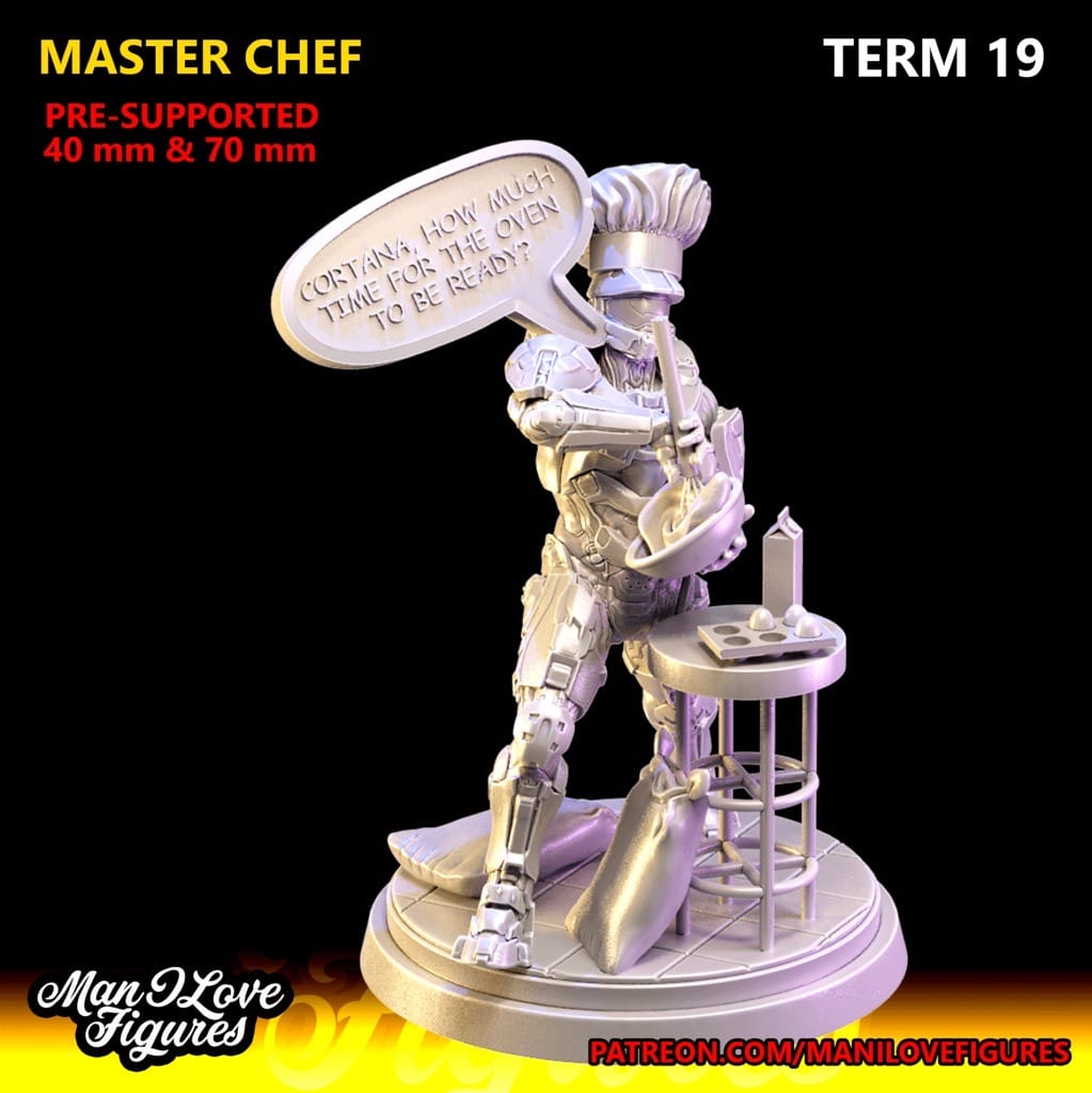 P站图纸印象馆 Man I Love 光环 士官长 Man I Love 光环 士官长