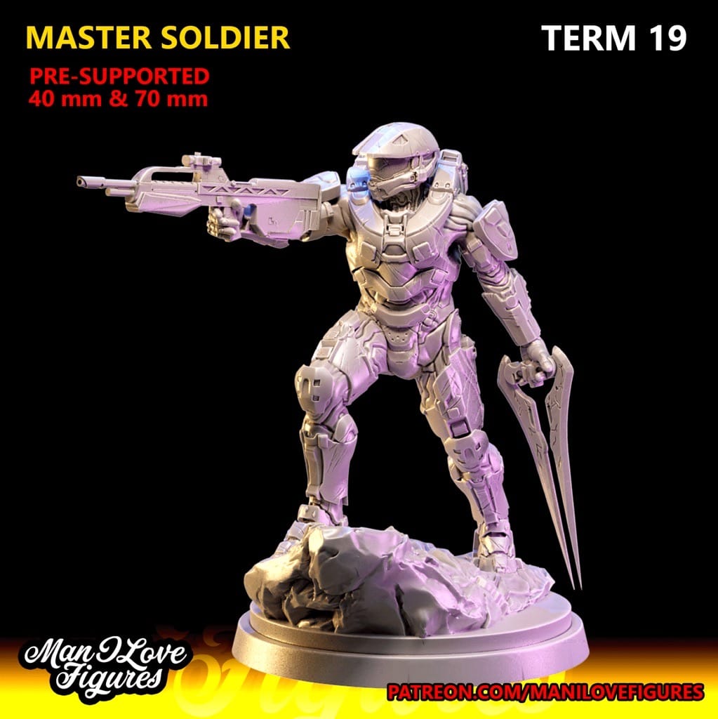 P站图纸印象馆 Man I Love 光环 士官长 Man I Love 光环 士官长