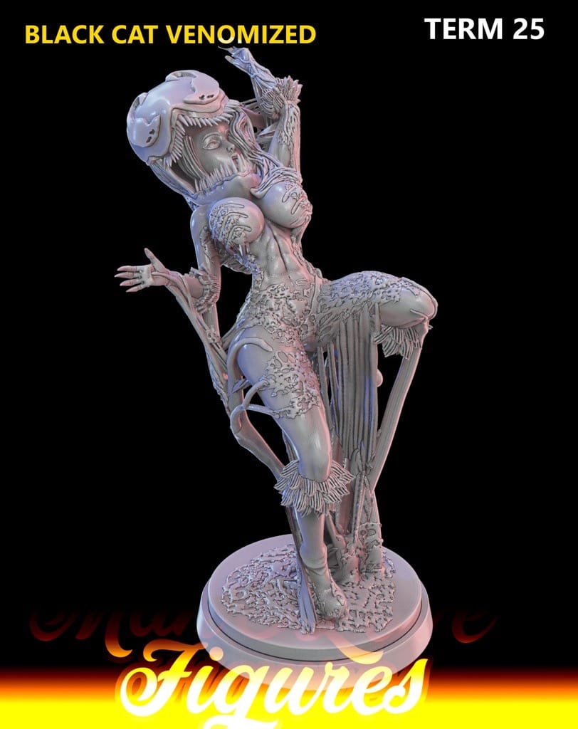 P站图纸印象馆 Man I Love 漫威 黑猫毒液化 Man I Love 漫威 黑猫毒液化