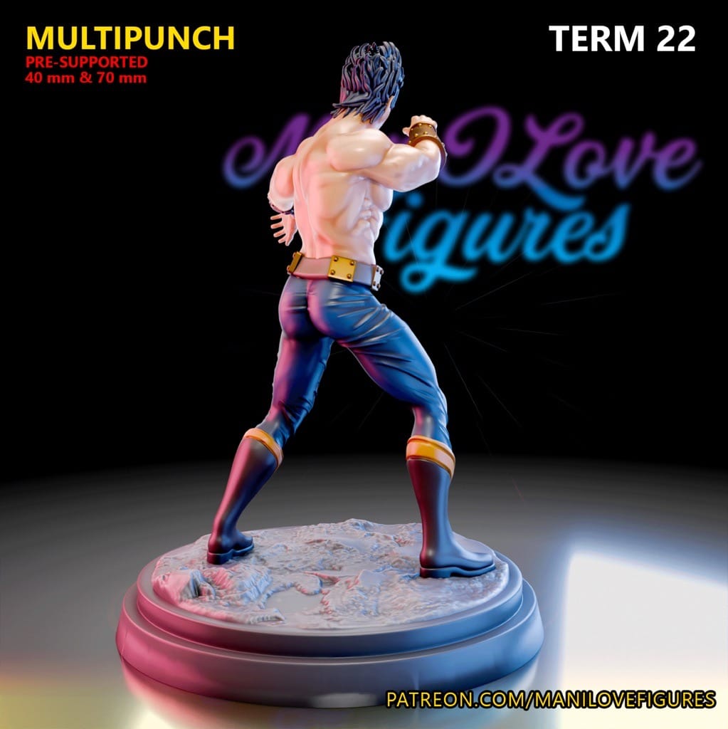 P站图纸印象馆 Man I Love 北斗神拳 健次郎 Man I Love 北斗神拳 健次郎