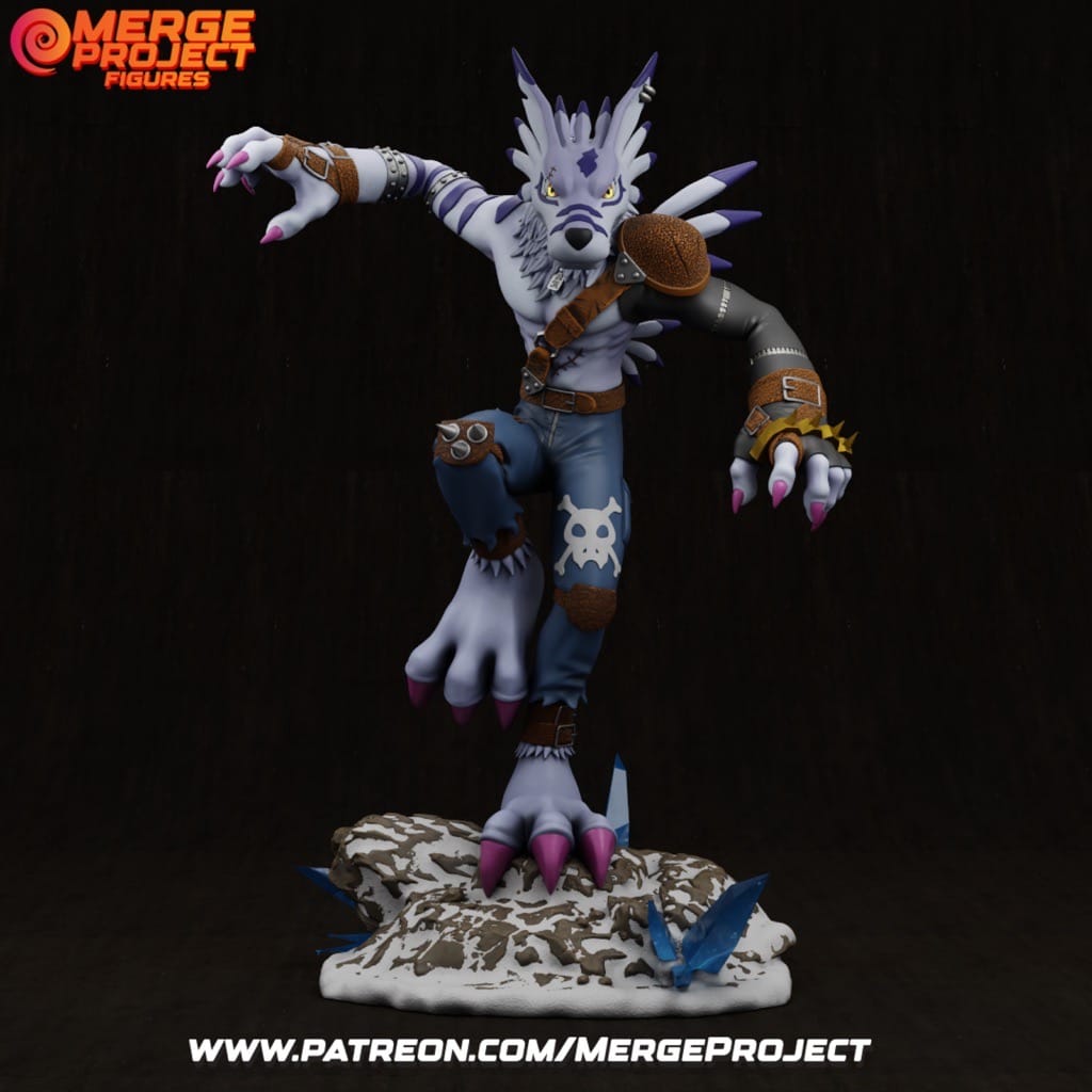 P站图纸印象馆 MPF 数码宝贝 兽人加鲁鲁兽 MPF 数码宝贝 兽人加鲁鲁兽