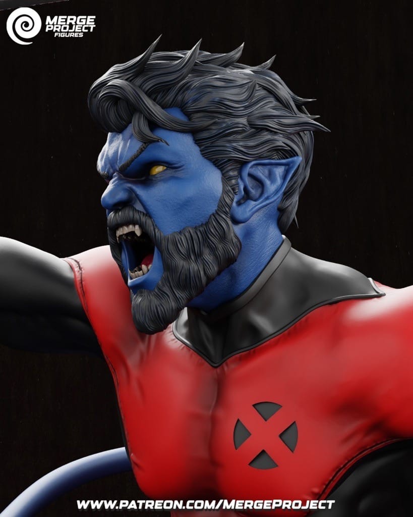 P站图纸印象馆 MPF 漫威 X战警 夜行者 科特·瓦格纳 MPF 漫威 X战警 夜行者 科特·瓦格纳