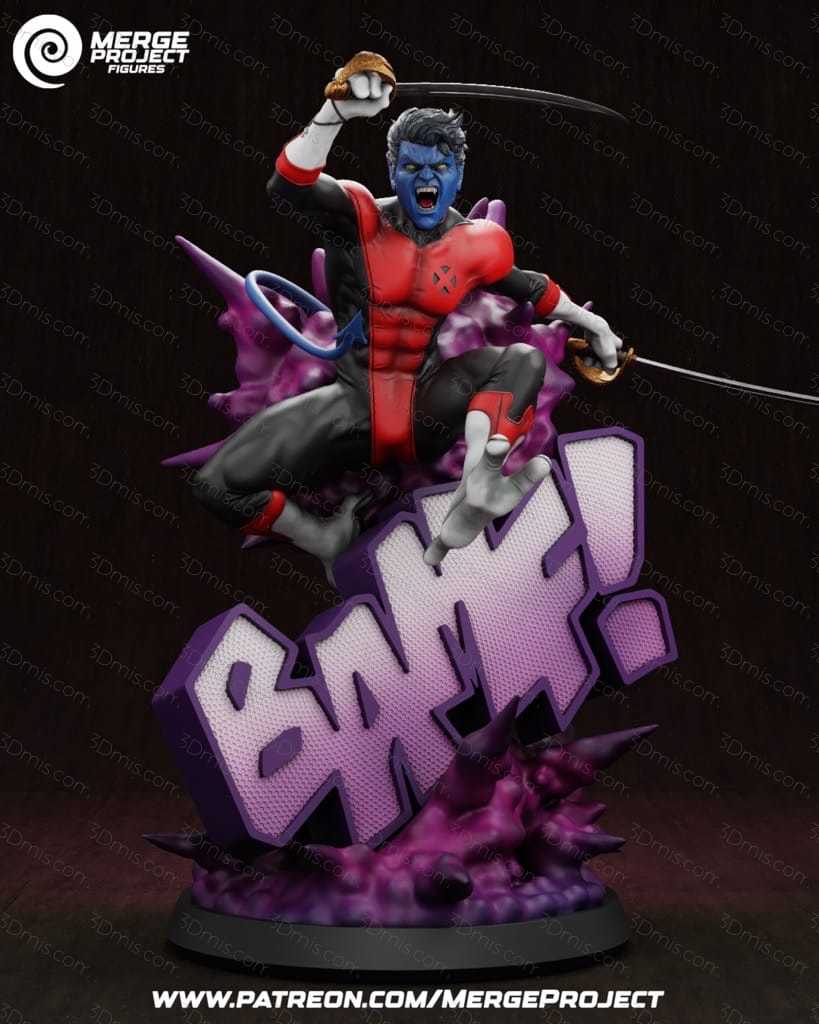 P站图纸印象馆 MPF 漫威 X战警 夜行者 科特·瓦格纳 MPF 漫威 X战警 夜行者 科特·瓦格纳