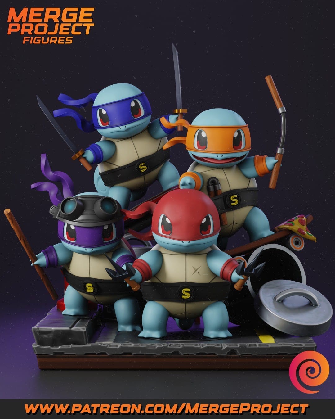 P站图纸印象馆 MPF 忍者神龟 MPF 忍者神龟