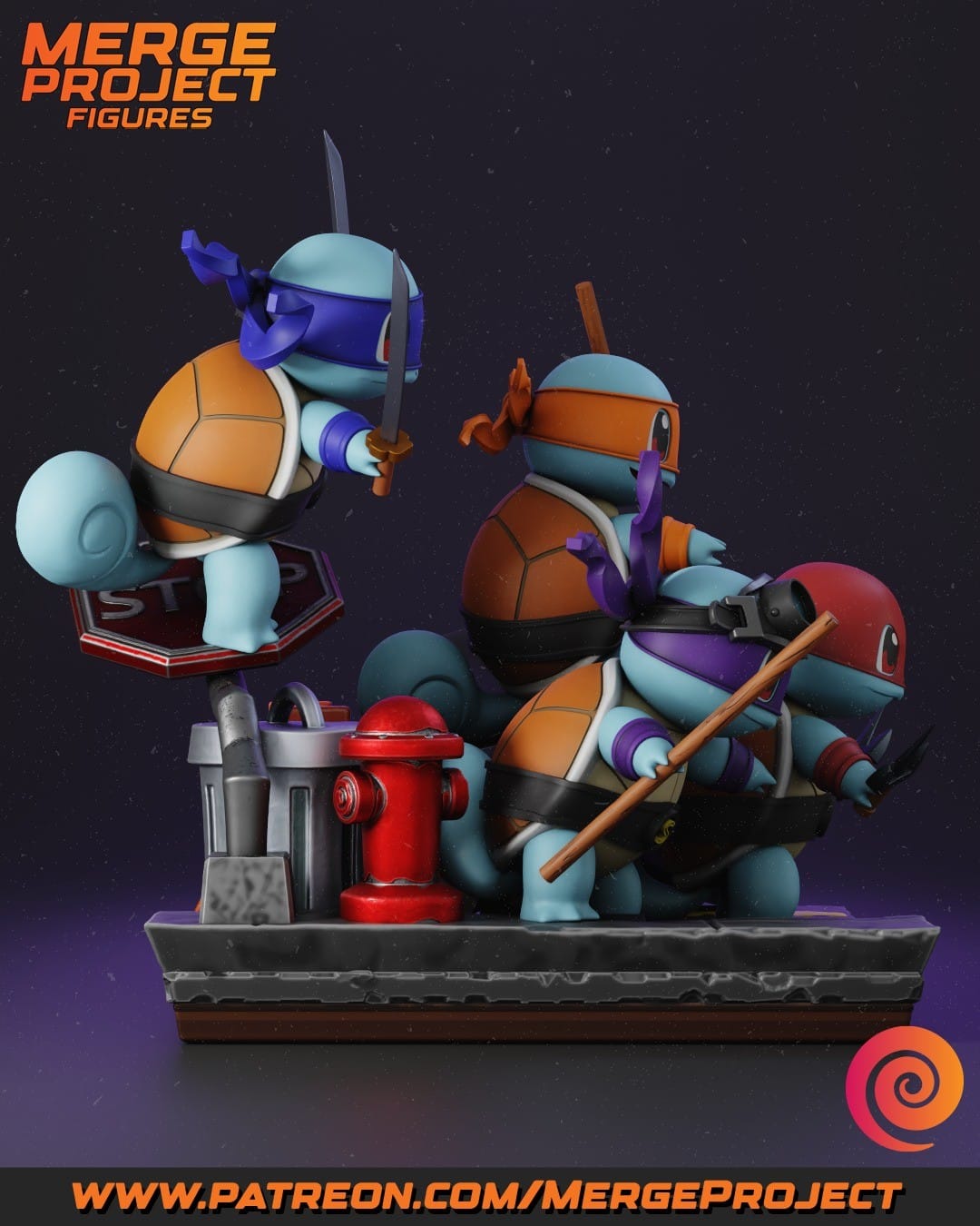 P站图纸印象馆 MPF 忍者神龟 MPF 忍者神龟