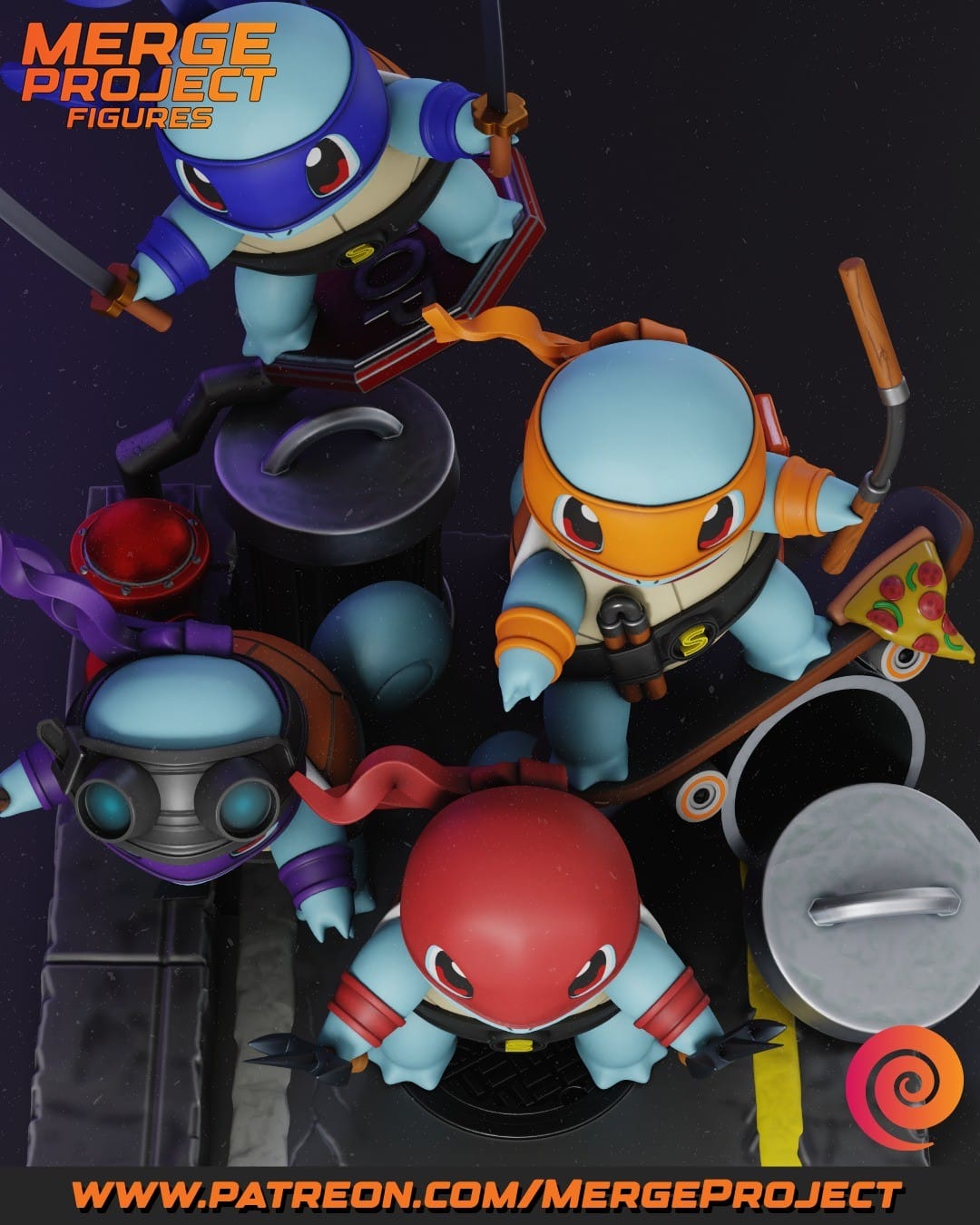 P站图纸印象馆 MPF 忍者神龟 MPF 忍者神龟