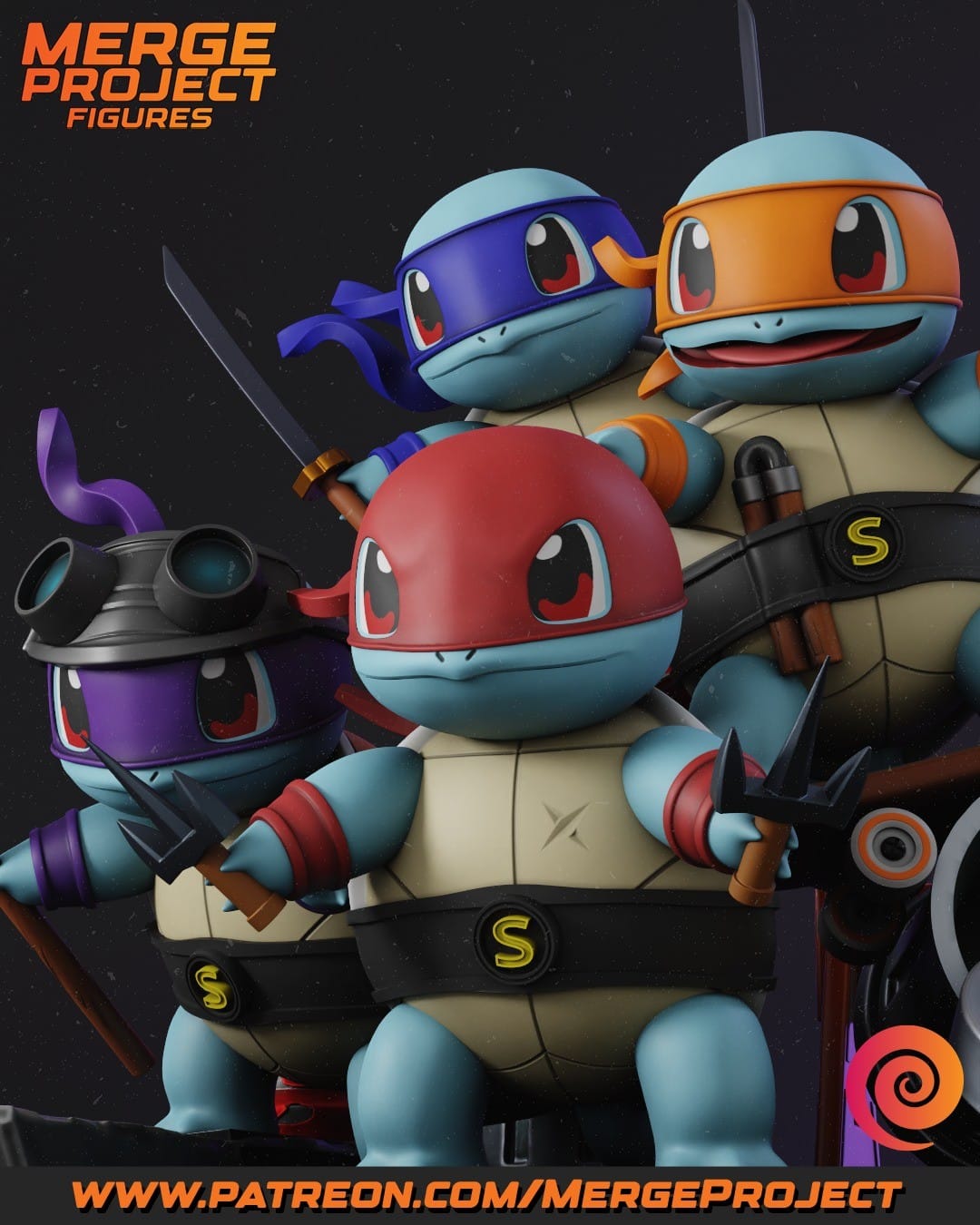 P站图纸印象馆 MPF 忍者神龟 MPF 忍者神龟