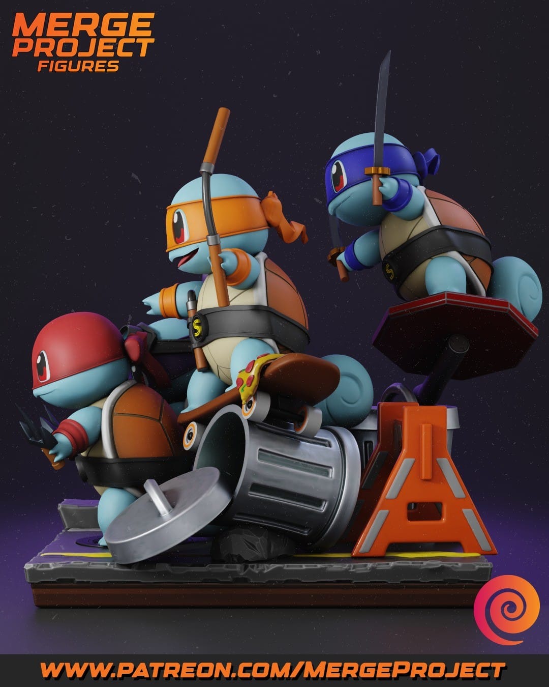 P站图纸印象馆 MPF 忍者神龟 MPF 忍者神龟