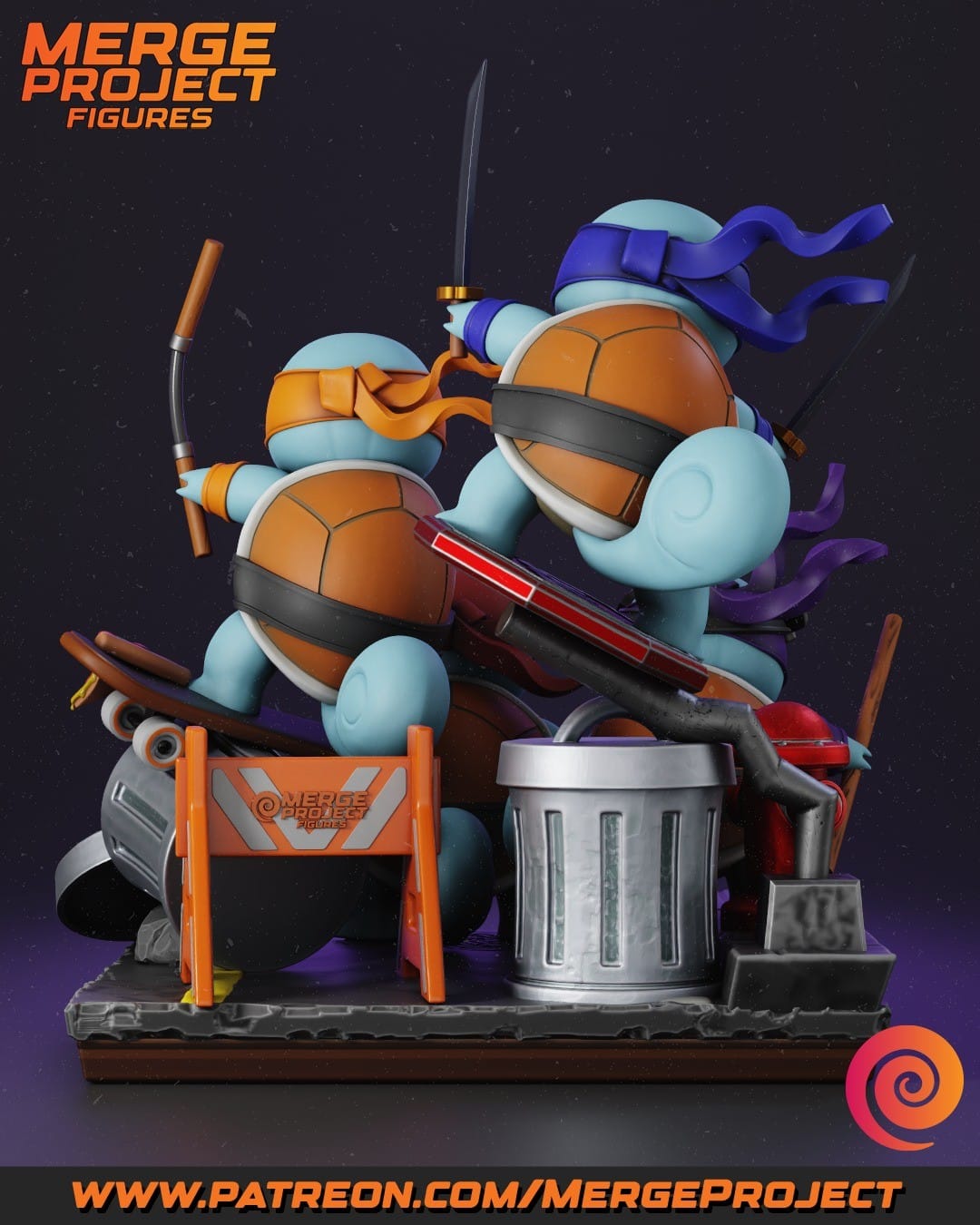 P站图纸印象馆 MPF 忍者神龟 MPF 忍者神龟