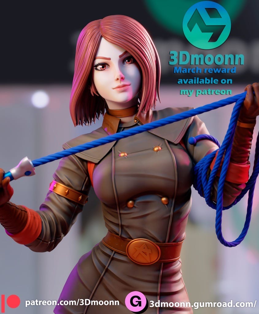 P站图纸印象馆 3Dmoonn 拳皇 薇普 3Dmoonn 拳皇 薇普