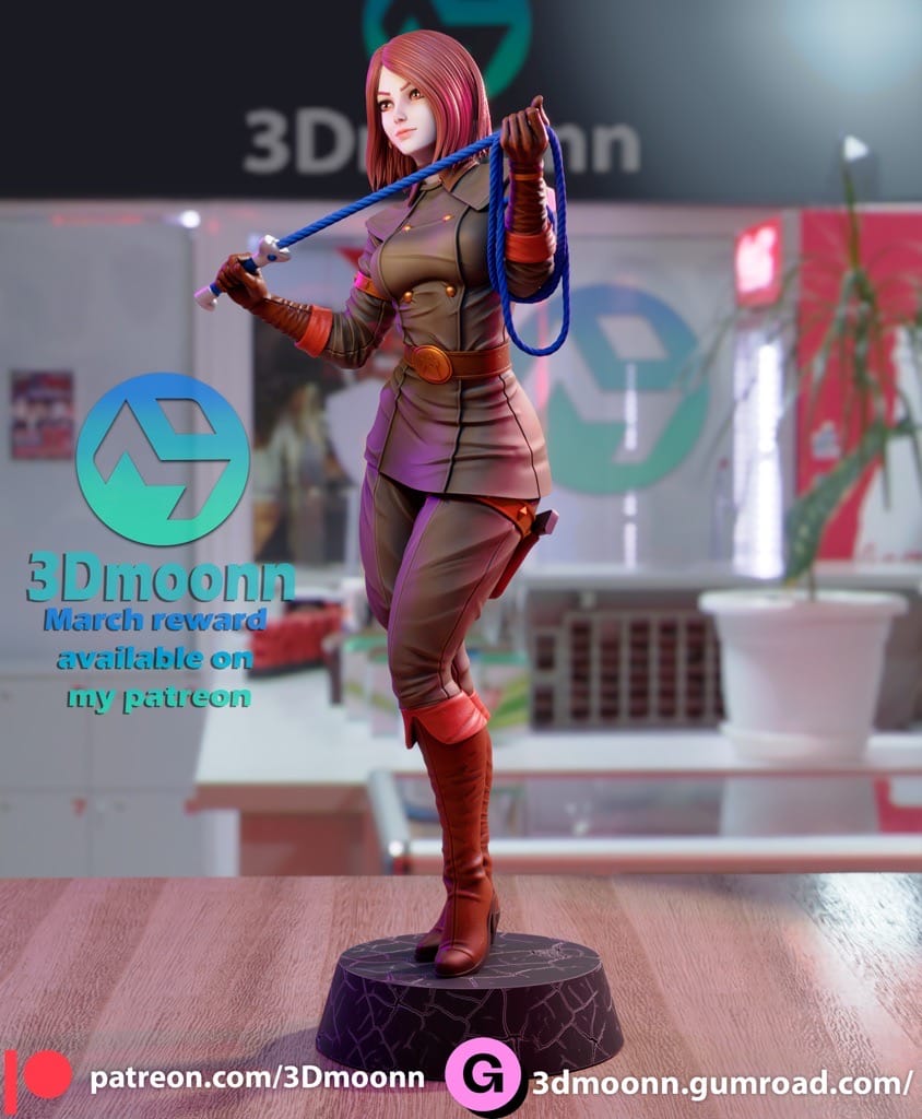 P站图纸印象馆 3Dmoonn 拳皇 薇普 3Dmoonn 拳皇 薇普