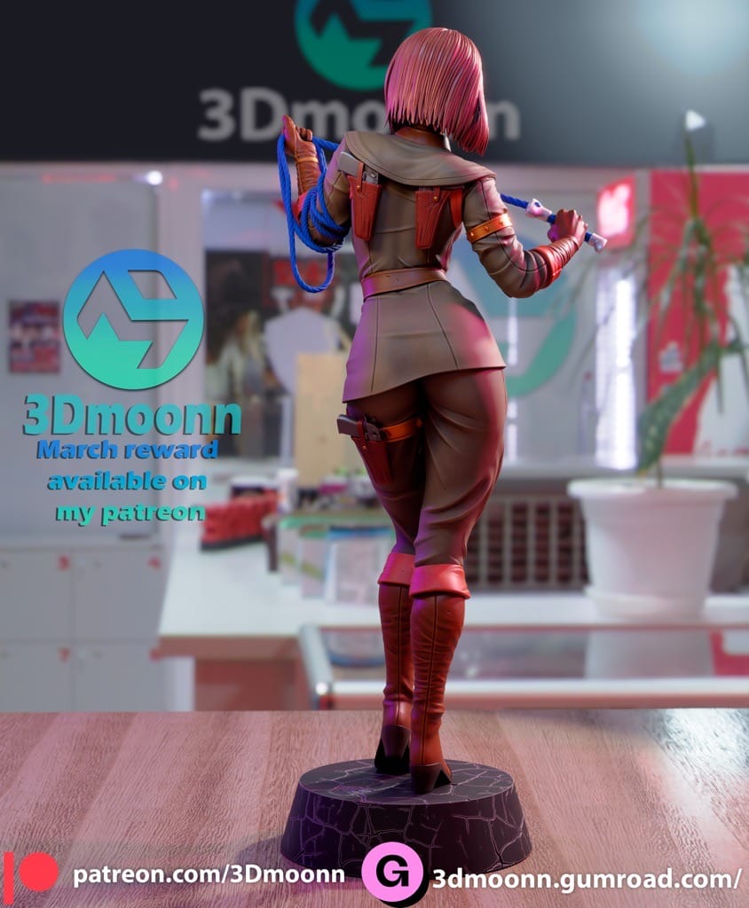 P站图纸印象馆 3Dmoonn 拳皇 薇普 3Dmoonn 拳皇 薇普